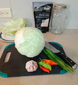 Ingredients to Make Sauerkraut